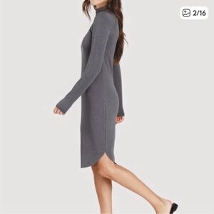 Kit and Ace Black Mockneck Dress